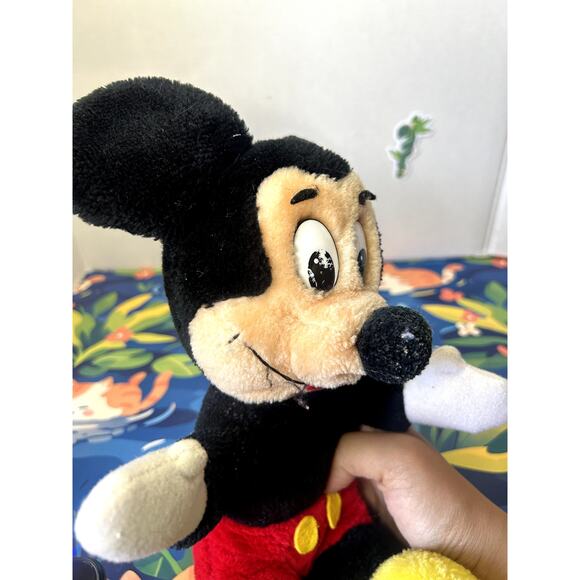 Vintage Disney Mickey Mouse Plush Stuffed Animal Toy Doll - Picture 12 of 12